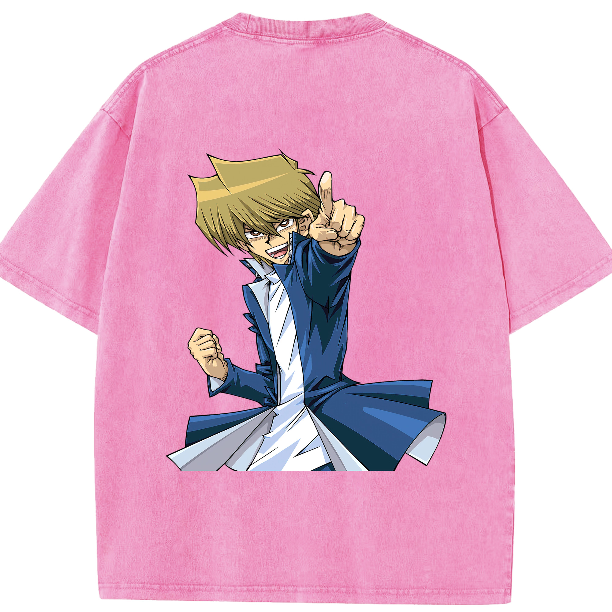 （画像用） 遊☆戯☆王 Yu-Gi-Oh! 綿100% ヴィンテージ風 半袖Tシャツ（背面プリント）